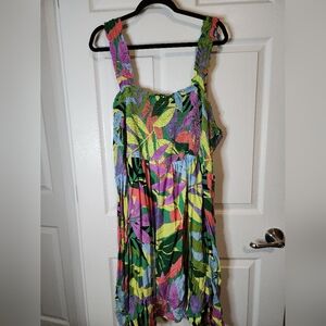 TERRA & SKY‎ Size 3X 24W-26W Multicolored Floral Dress